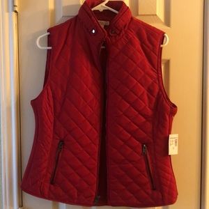 Westport 1962 red quilted vest